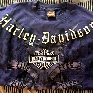 Harley Davidson t shirts from bike weeks both in used size XL bundle